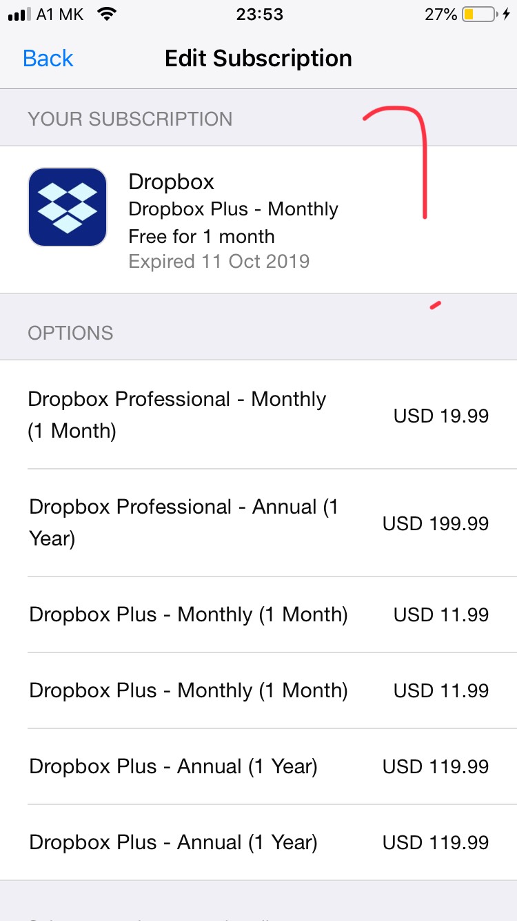 dropbox plus free