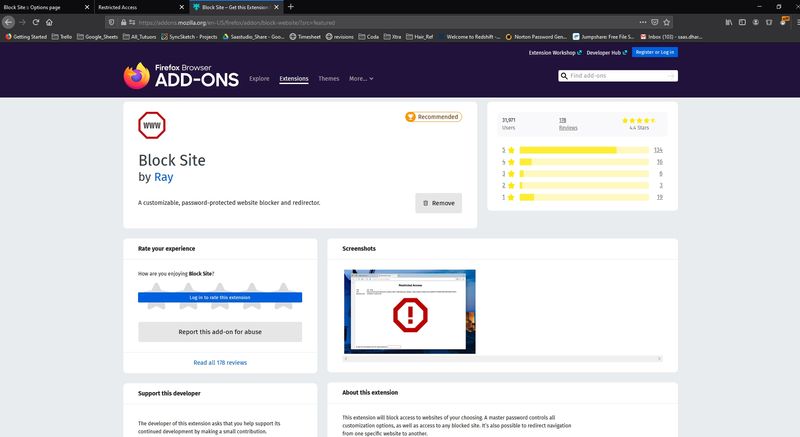 Block Site Add-on I am using.jpg