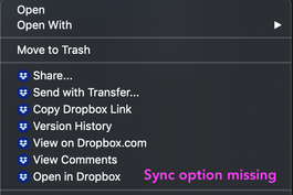 Same folder, different file. This is with the sync option missing.