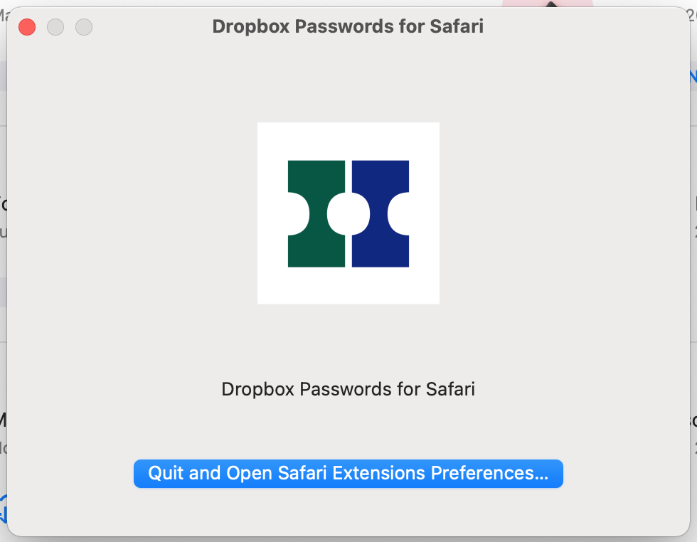 Dropbox Passwords
