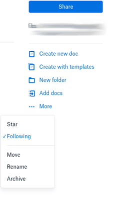 Right Column Options (for Paper folders)
