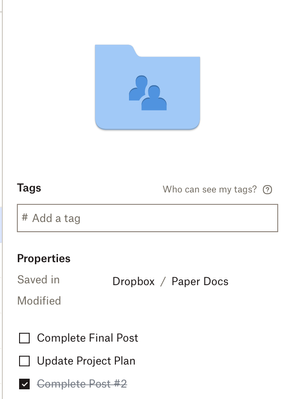 Add To-do List to folders