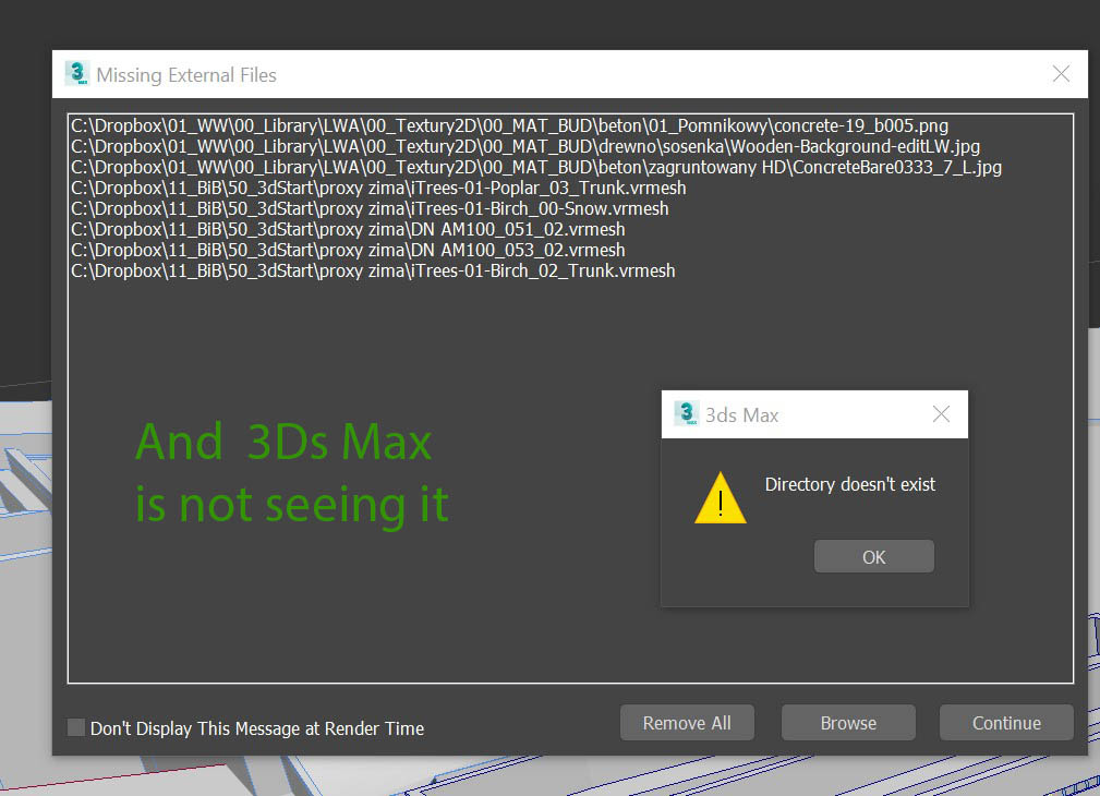 Can't open files 3ds MAX on Dropbox - Dropbox