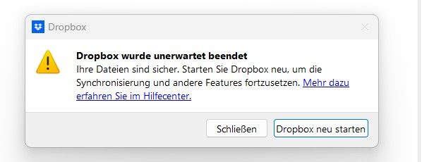 Dropbox wurde unerwartet beendet 27.10.2022.jpg