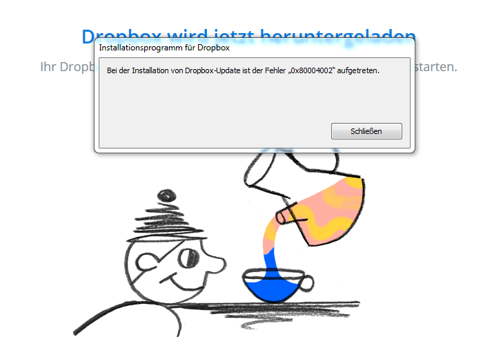 Droxbox Fehler.PNG