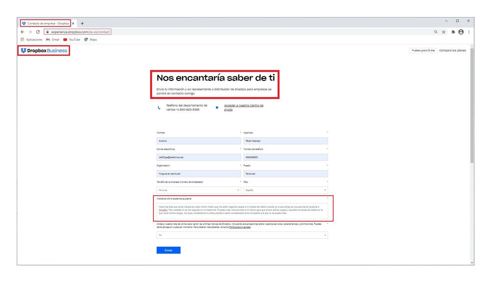 DROPBOX - Nuevo contacto insistiendo que no me han contestado - 20201124.jpg