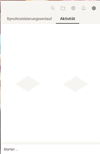 When I click on the icon