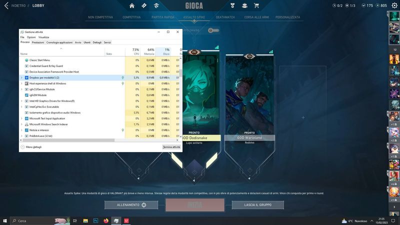 dropbox in background