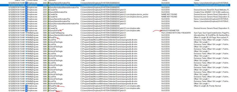 Procmon for pitch.51