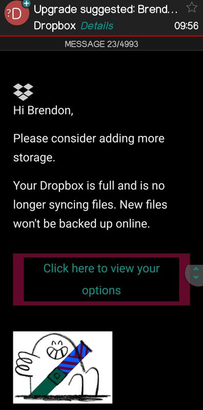 Really Dropbox .....REALLY ???