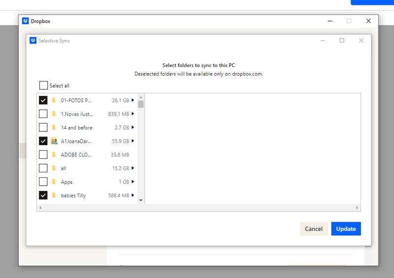 here are only files i have on dropbox