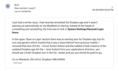 BiLC offering advice to fellow Community member