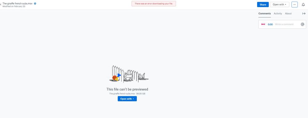 dropbox download error.JPG
