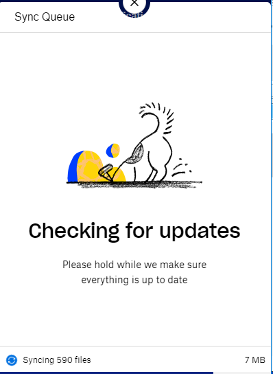 dropbox stuck checking for updates .png